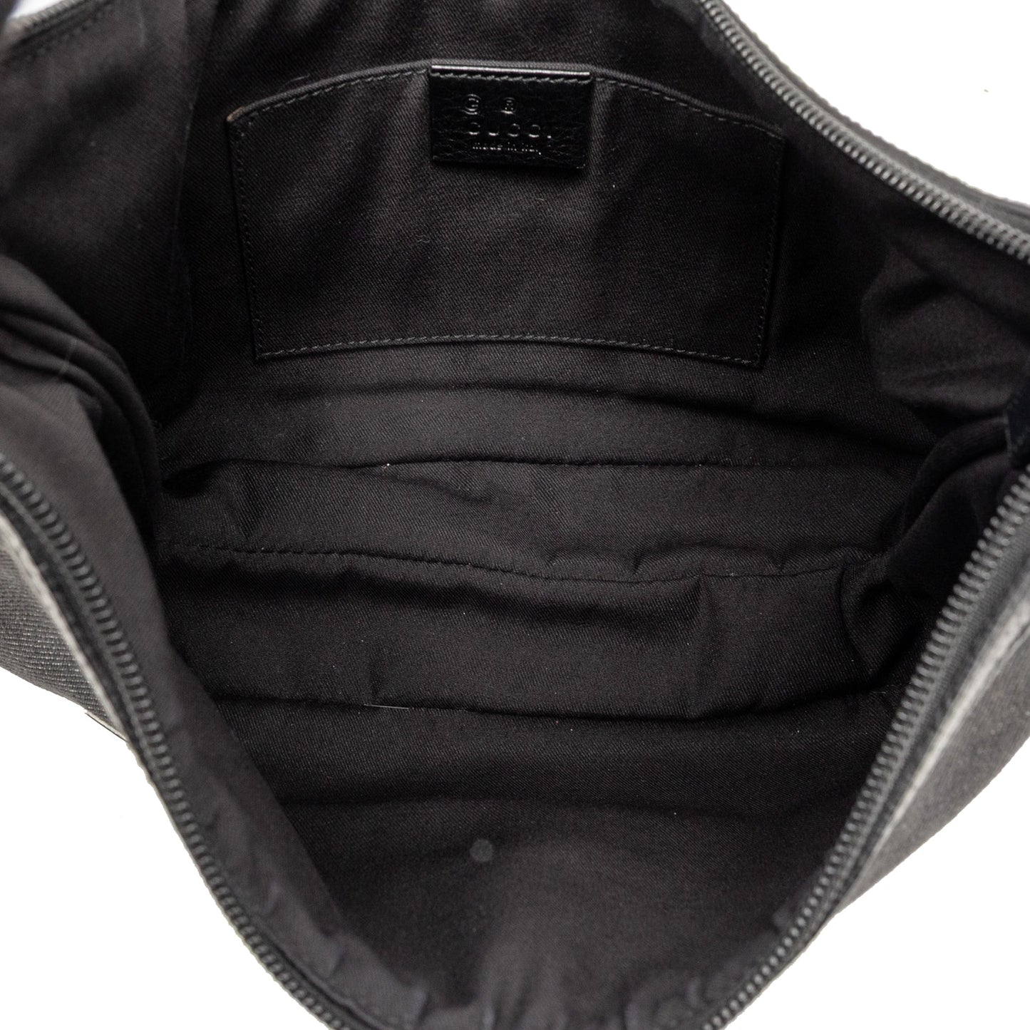 Gucci Denim Web Shoulder Bag