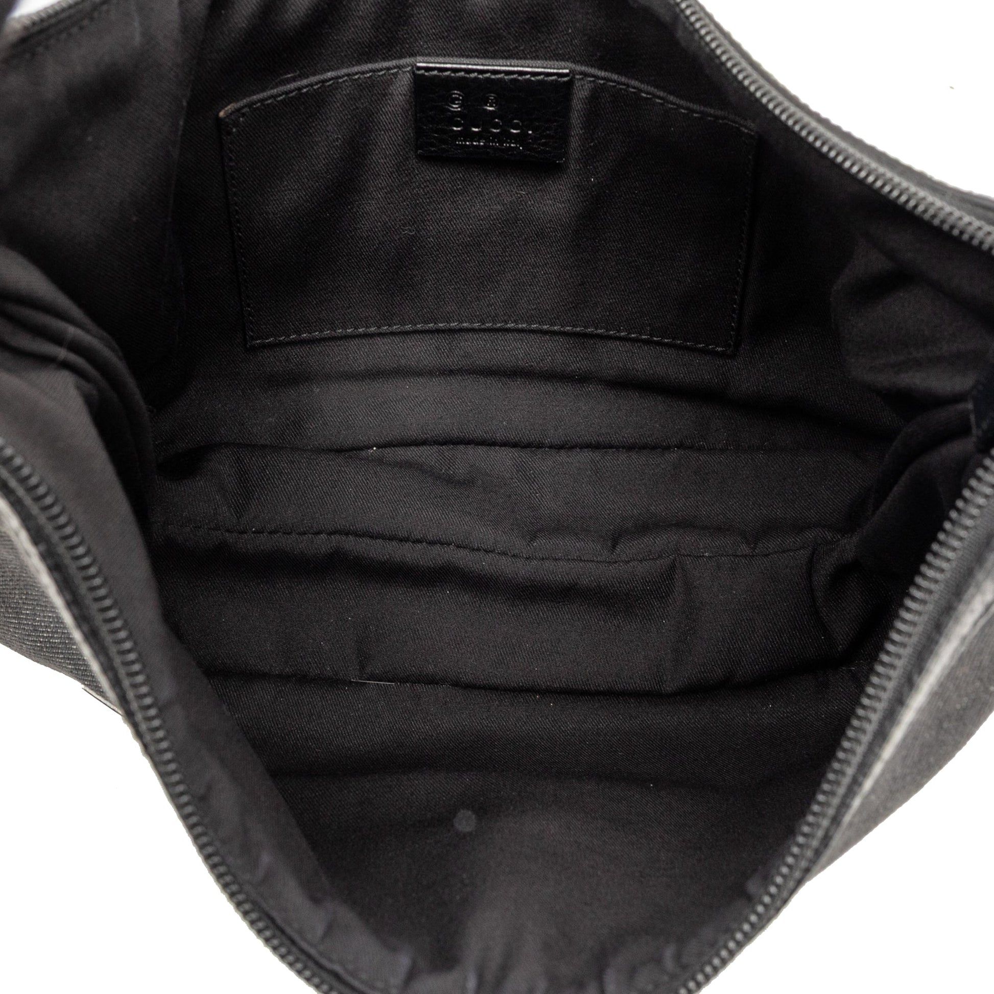 Gucci Denim Web Shoulder Bag