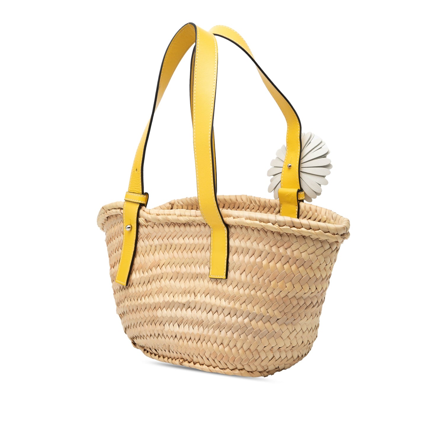 LOEWE Small Palm Leaf Basket Tote