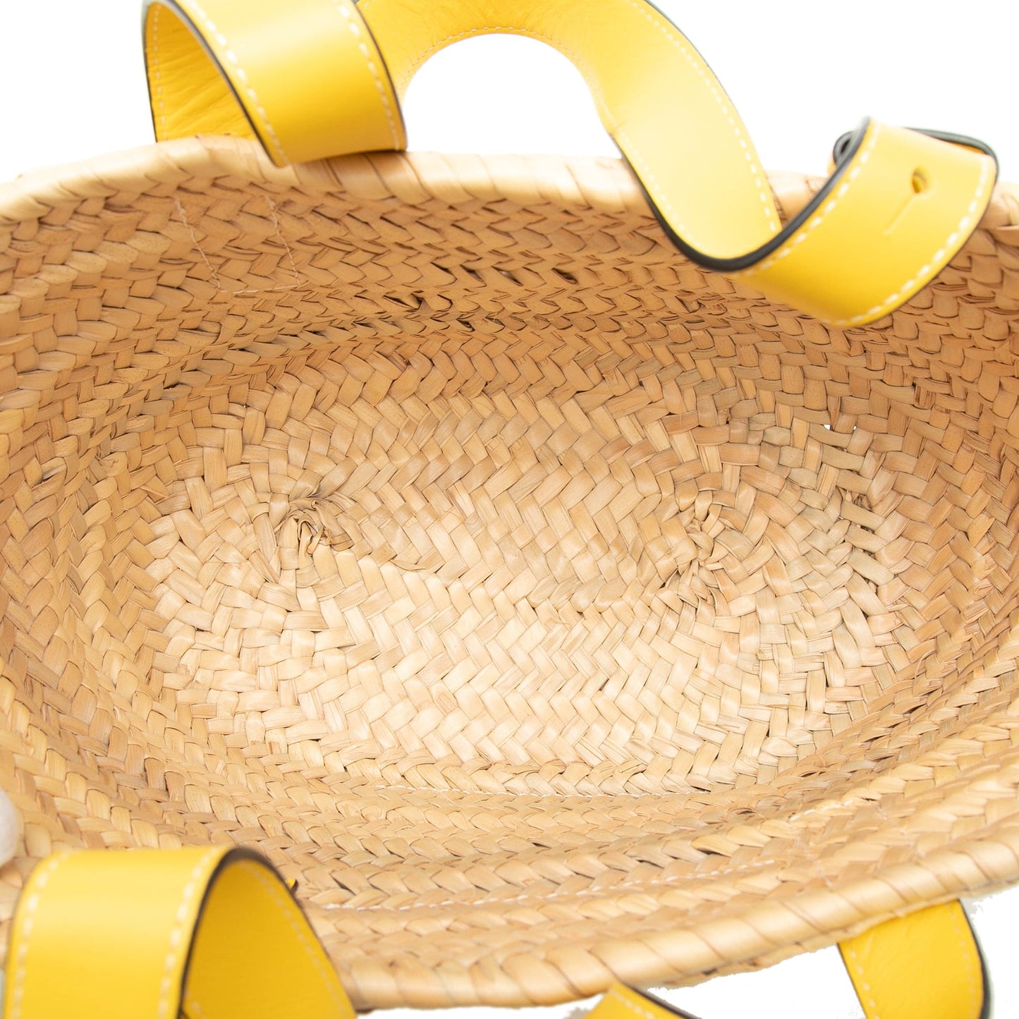 LOEWE Small Palm Leaf Basket Tote