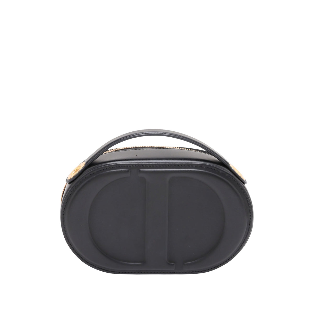 Dior Calfskin CD Oval Camera Bag — Black