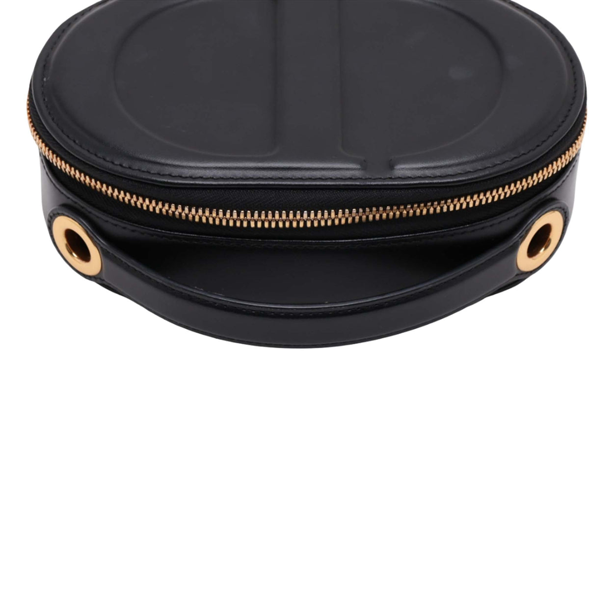Dior Calfskin CD Oval Camera Bag — Black