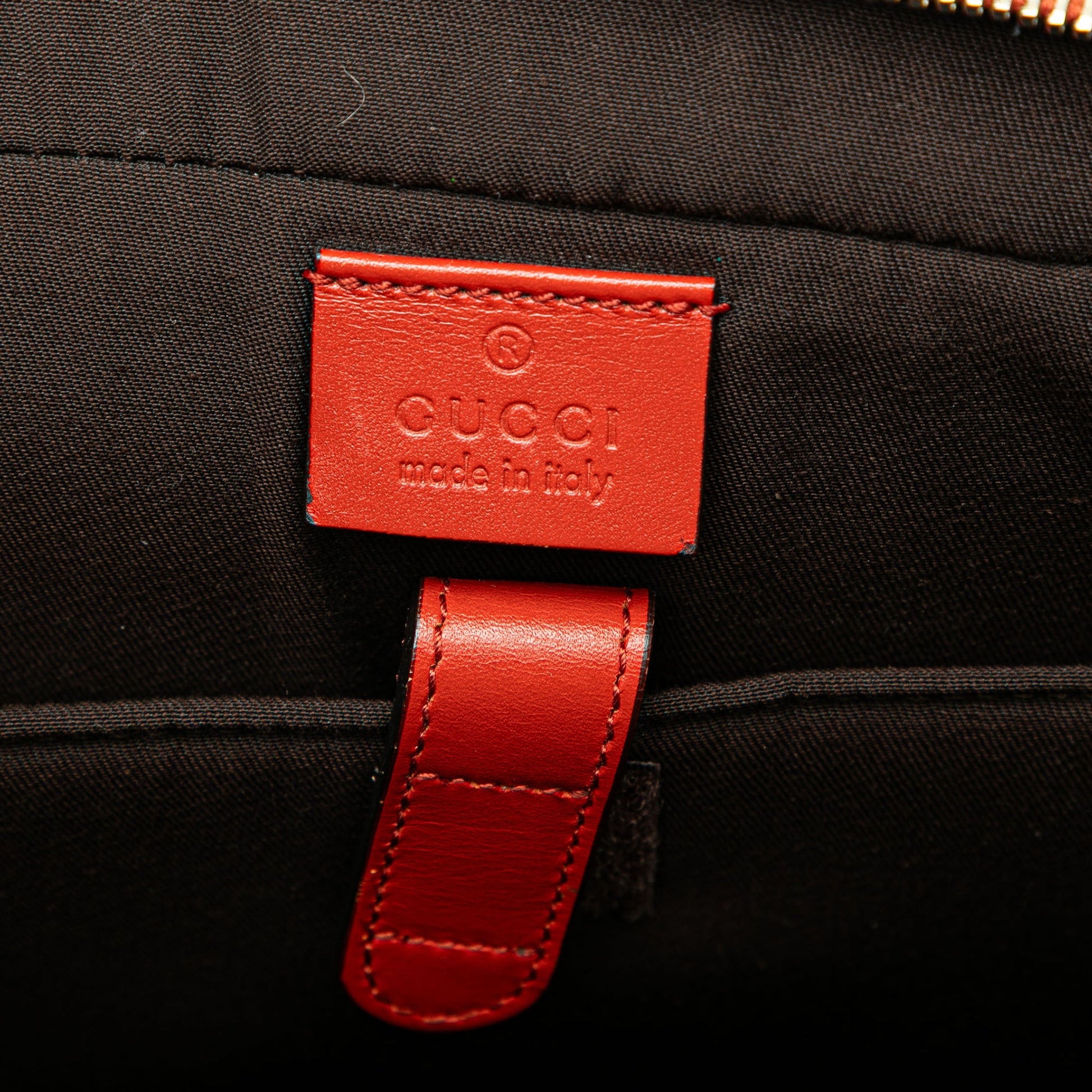 Gucci Medium Diamante Bright Leather Business Bag