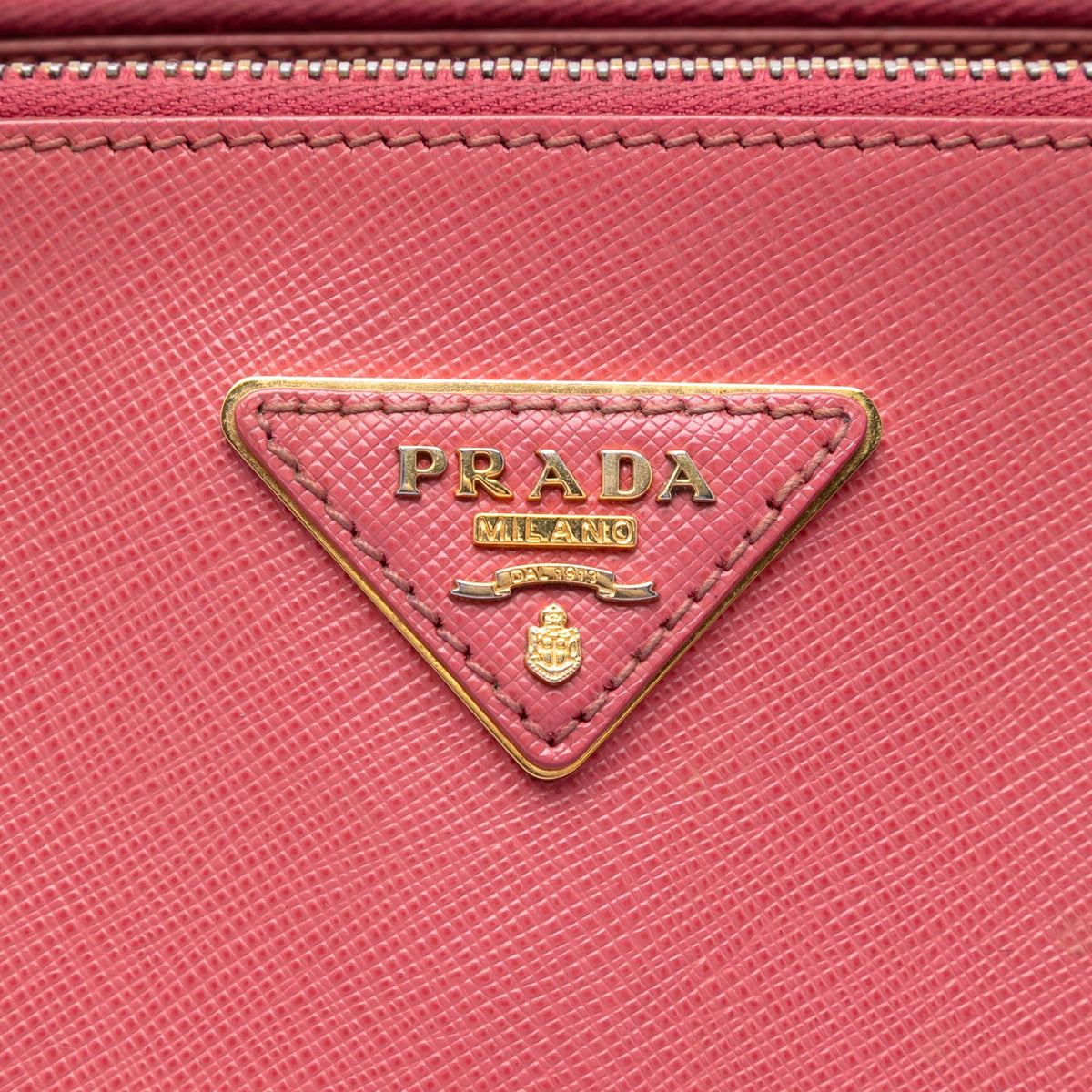 Prada Large Saffiano Lux Galleria Double Zip Tote