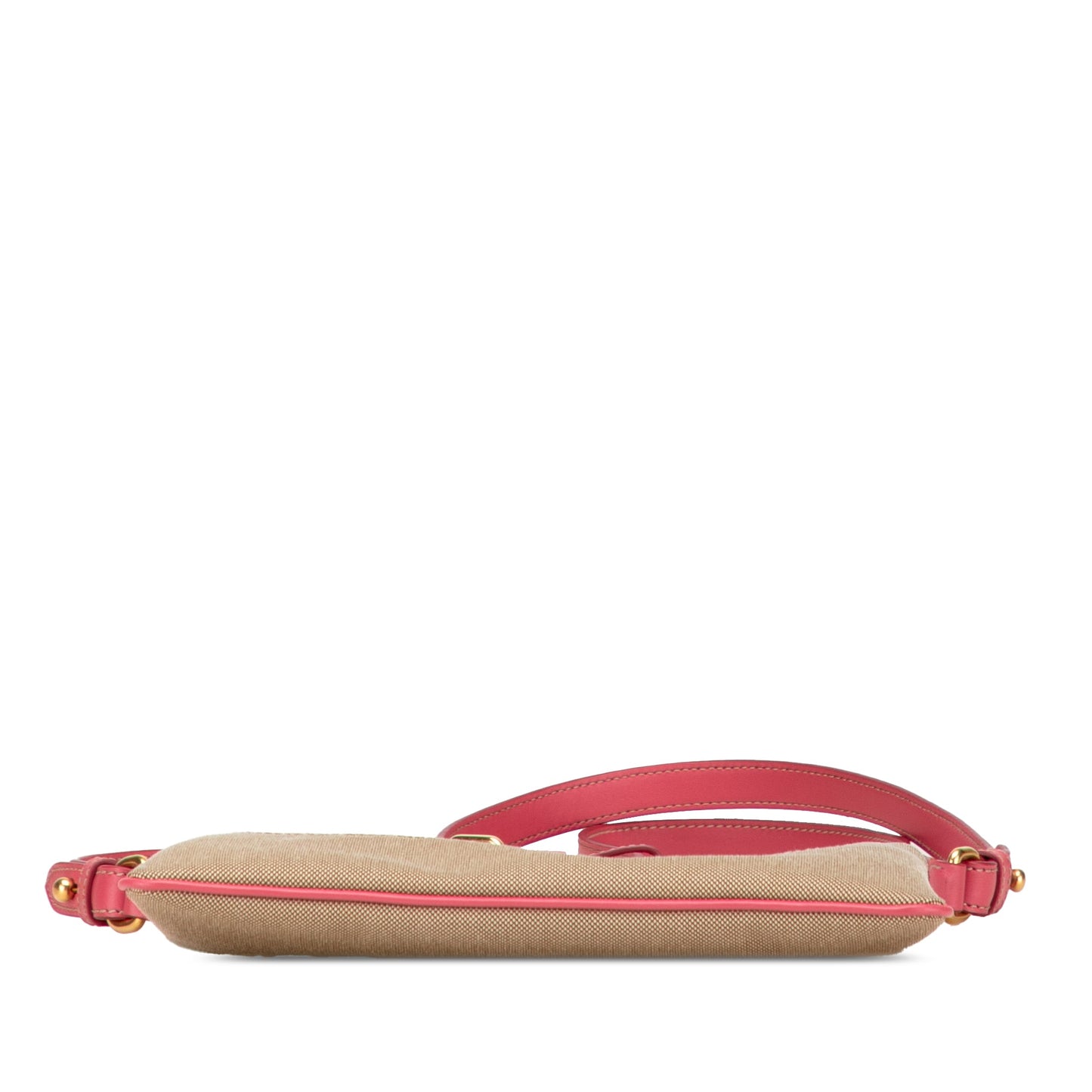 Prada Canvas Canapa Logo Bow Crossbody