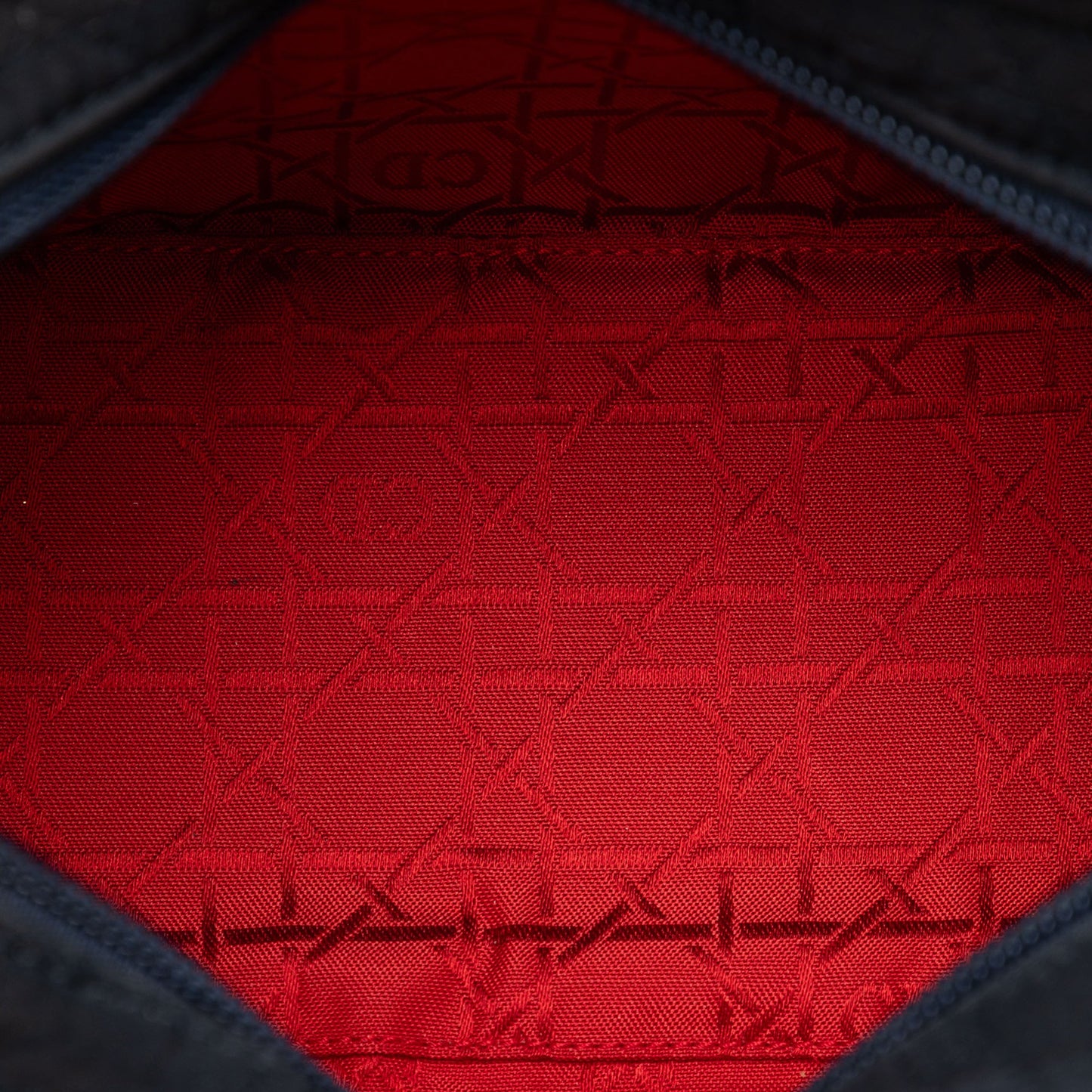Dior Medium Nylon Microcannage Lady Dior