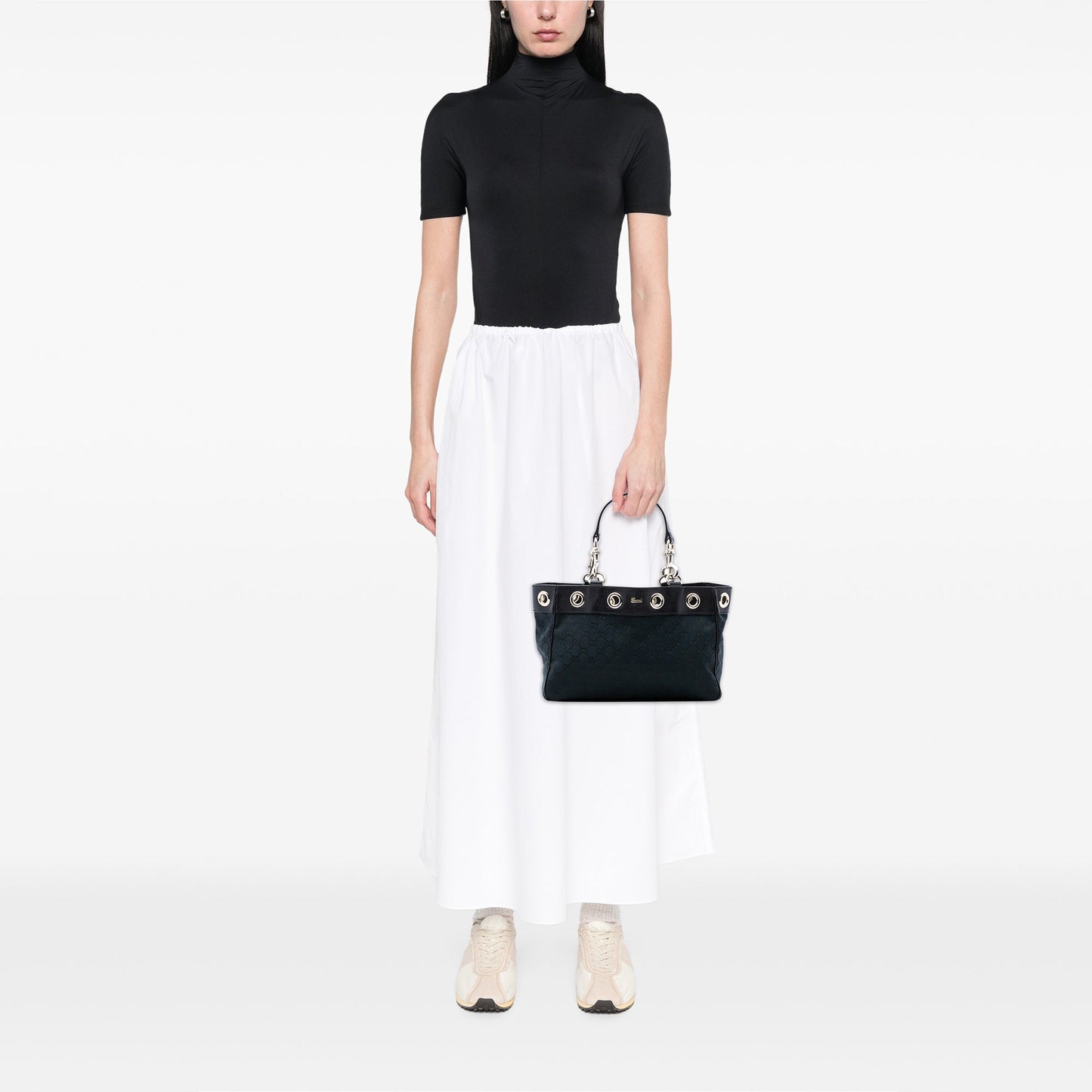 Gucci Medium GG Canvas Positano Tote
