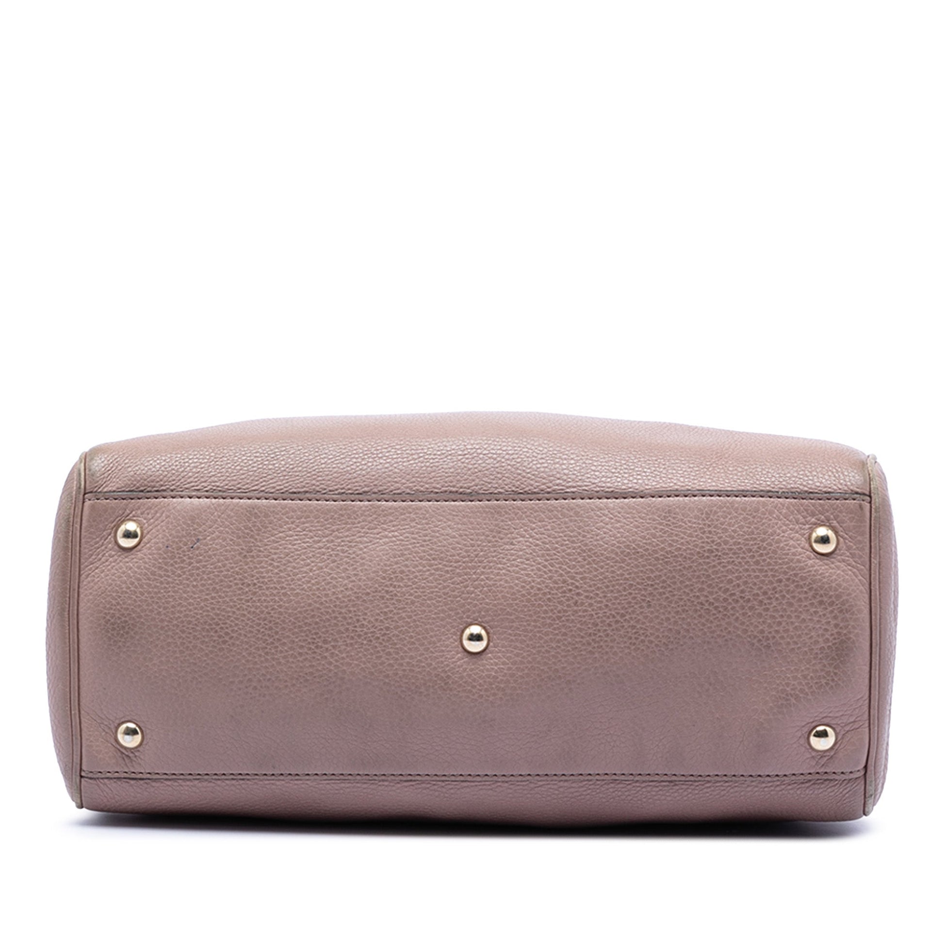 Gucci Medium Calfskin Bamboo Shopper Satchel