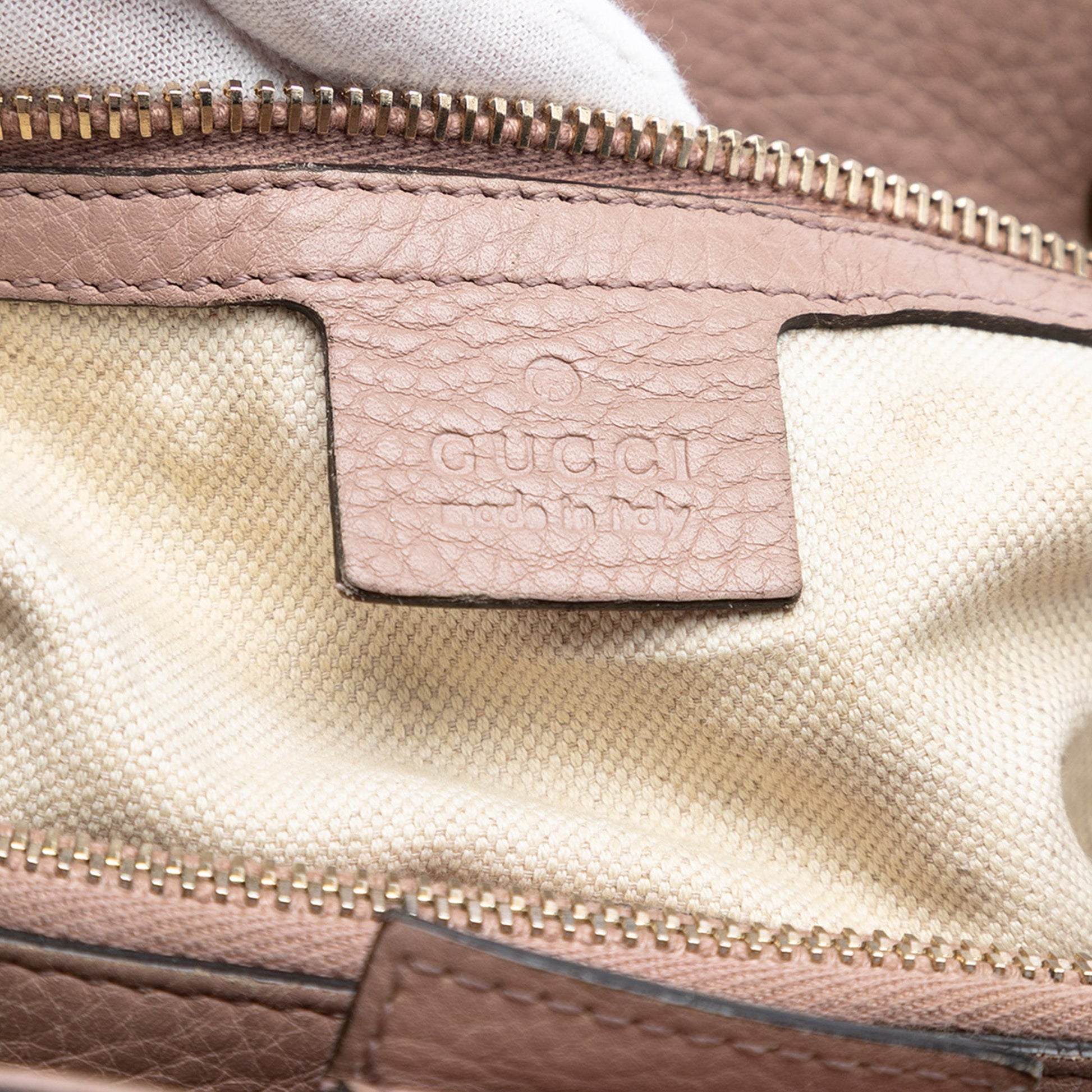 Gucci Medium Calfskin Bamboo Shopper Satchel