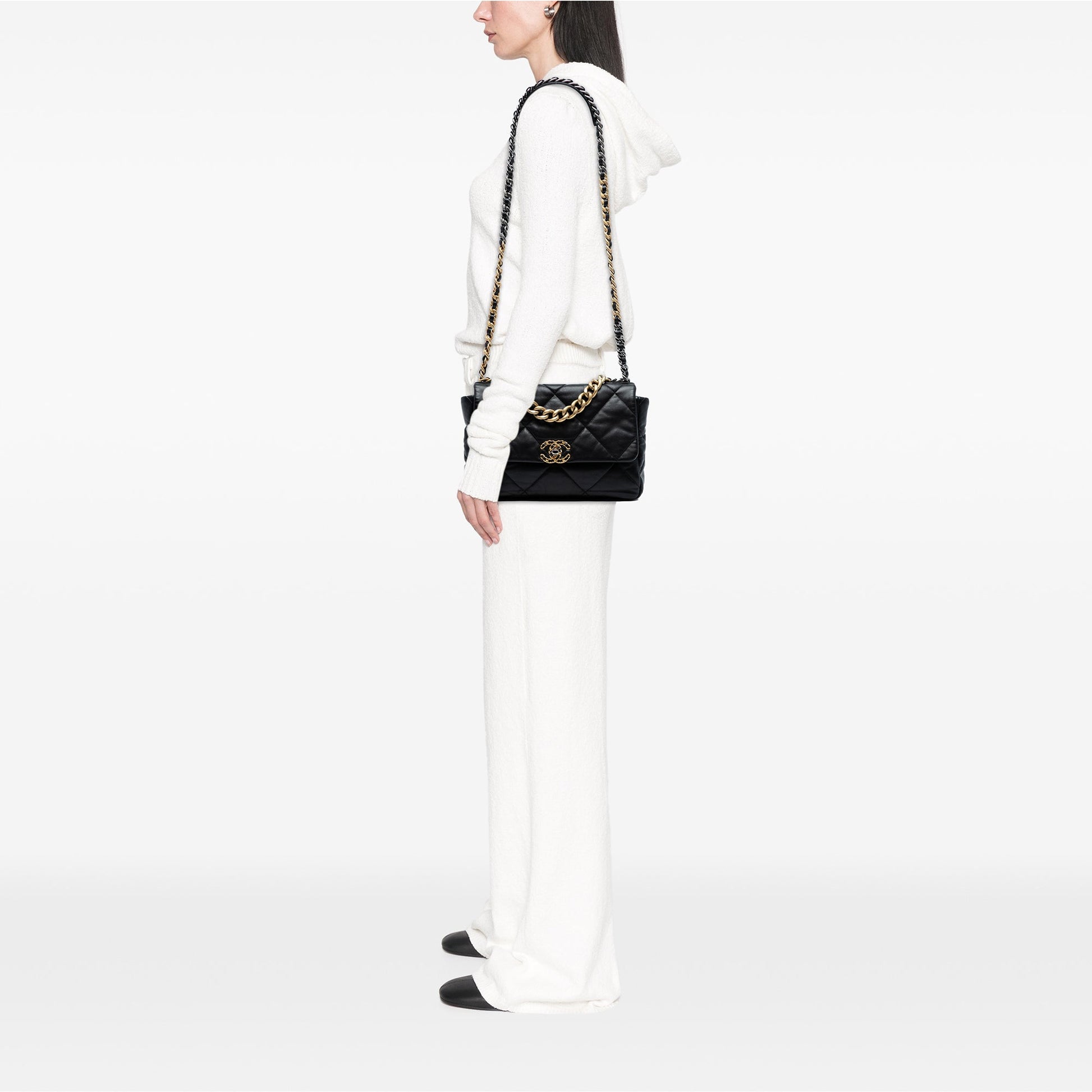Chanel Large Lambskin 19 Flap