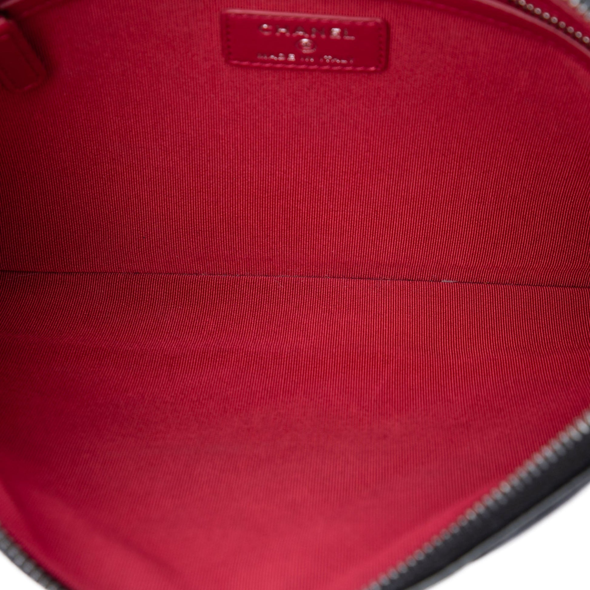 Chanel Medium Quilted Aged Calfskin Gabrielle O Case Clutch