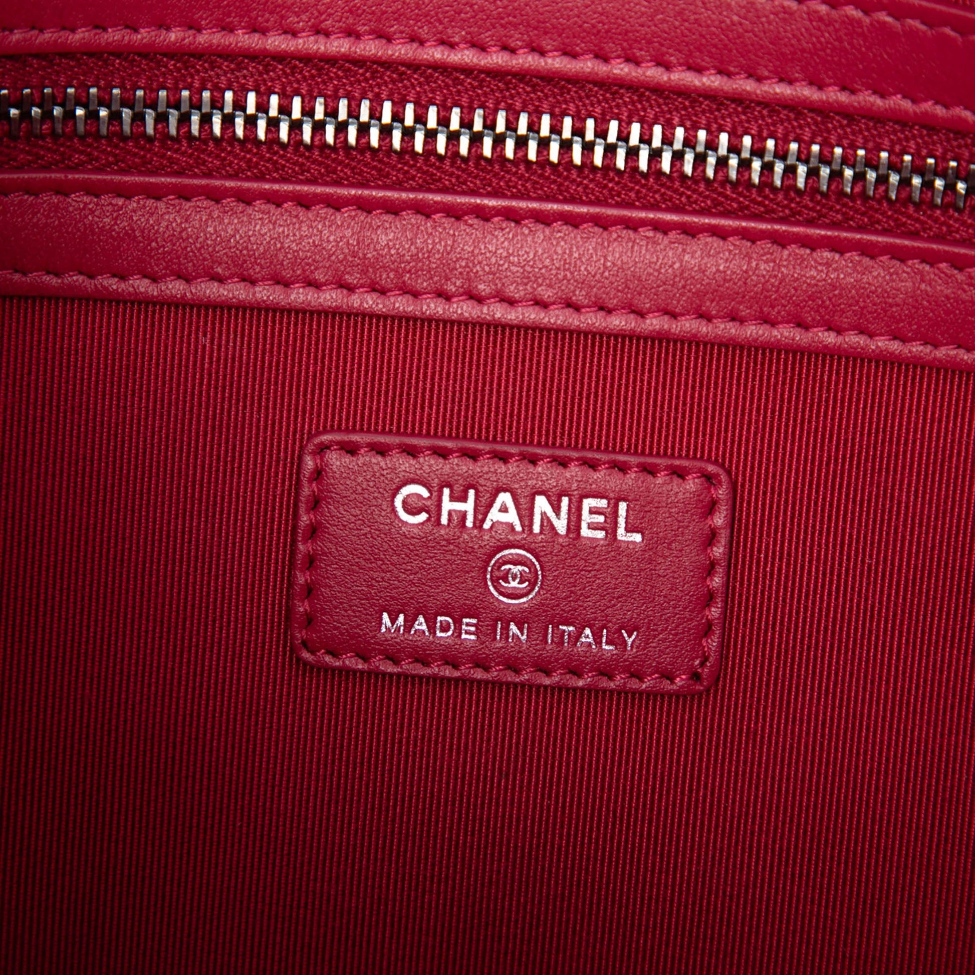 Chanel Medium Quilted Aged Calfskin Gabrielle O Case Clutch