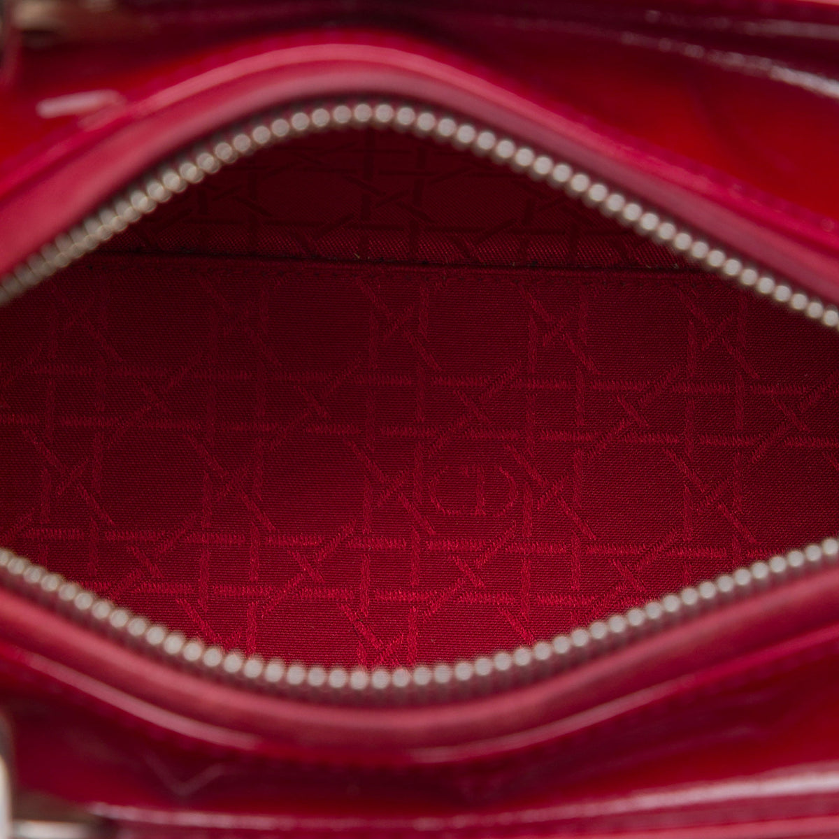 Dior Medium Patent Cannage Lady Dior