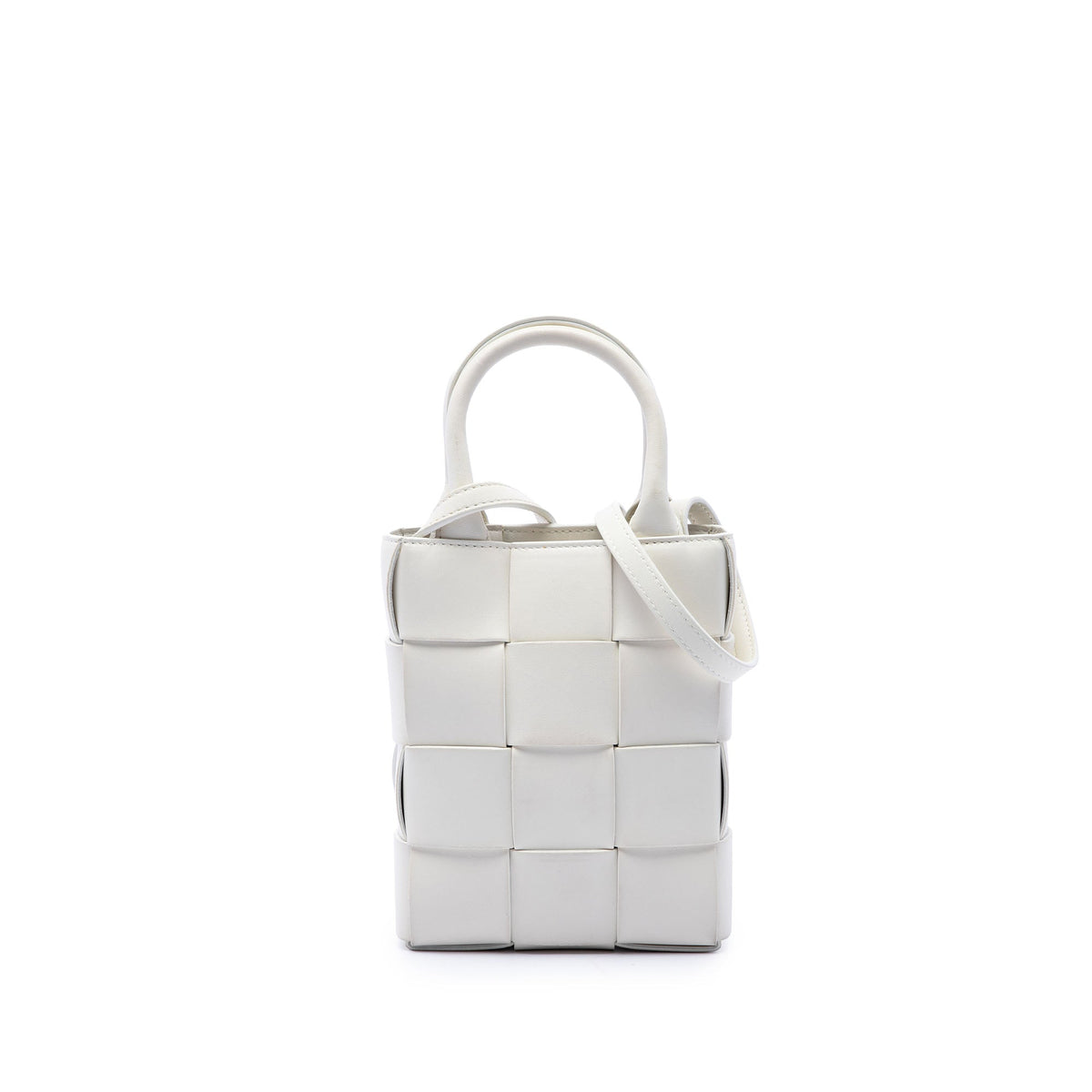 Bottega Veneta Mini Maxi Intrecciato Nappa North South Cassette Tote