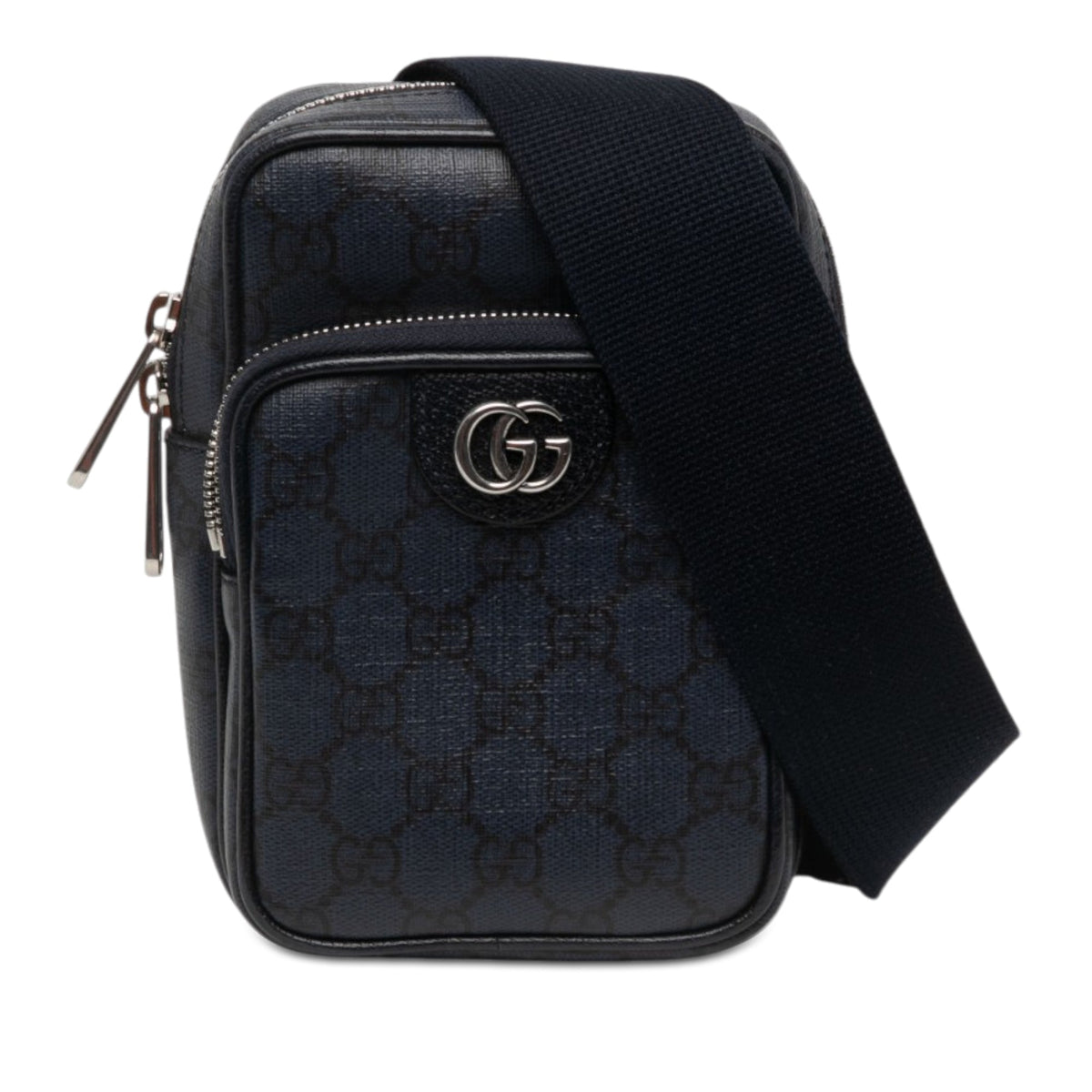 Gucci Mini GG Supreme Ophidia Sling — Blue