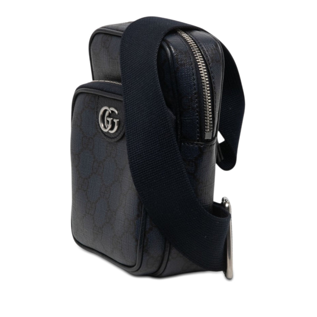 Gucci Mini GG Supreme Ophidia Sling — Blue