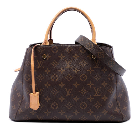 Louis Vuitton Monogram Montaigne BB — Brown