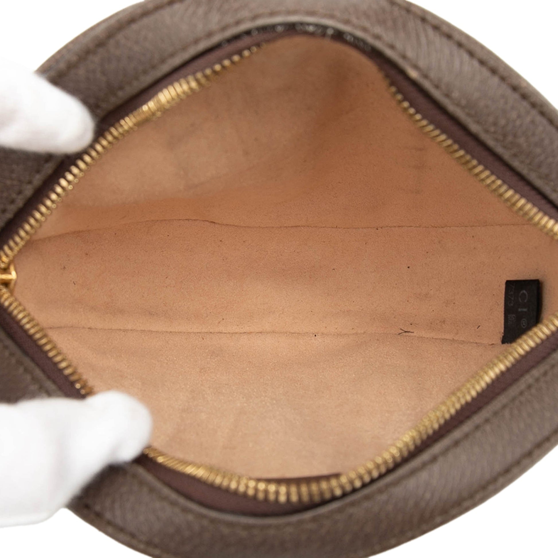 Gucci Mini GG Supreme Web Ophidia Round Crossbody