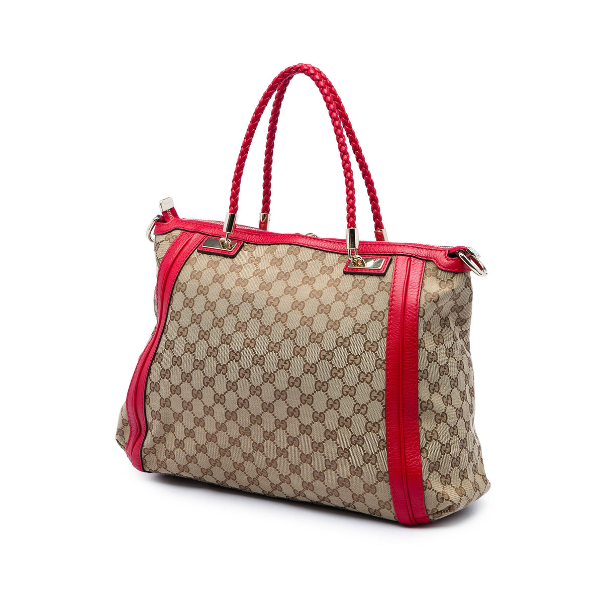 Gucci GG Canvas Bella Convertible Tote — Beige