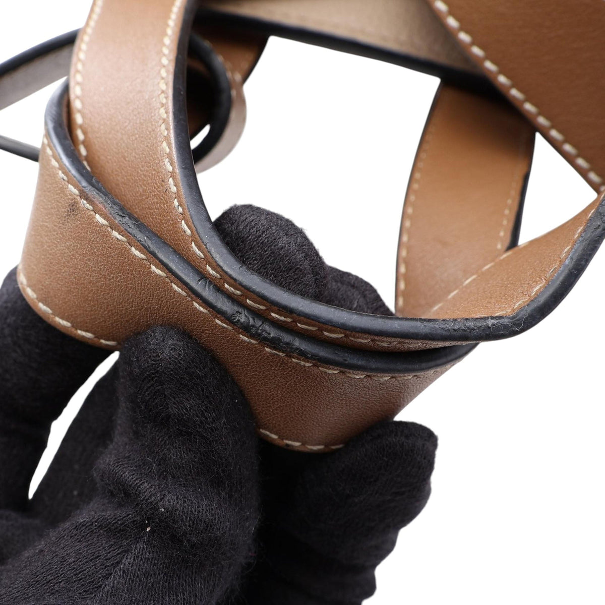 LOEWE Small Grained Calfskin Drawstring Hammock Bag