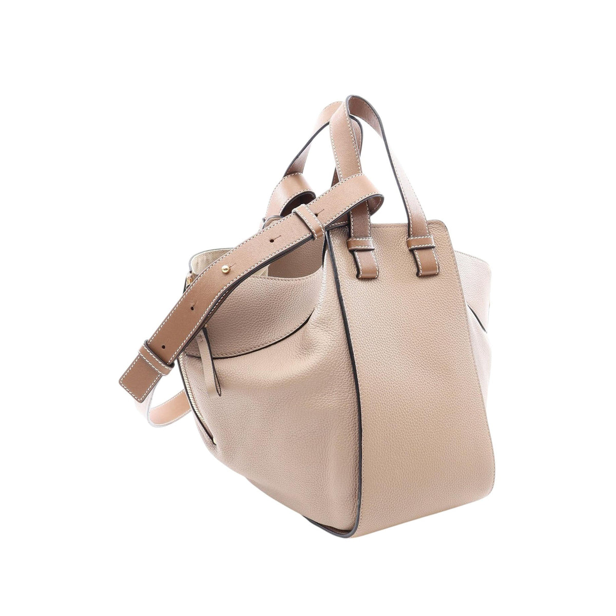 LOEWE Small Grained Calfskin Drawstring Hammock Bag