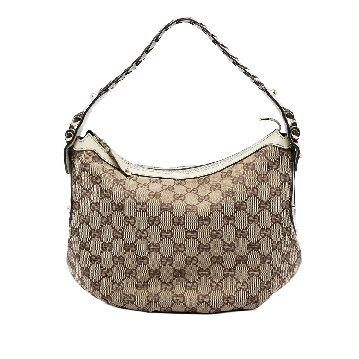 Gucci GG Canvas Pelham Shoulder Bag — Beige