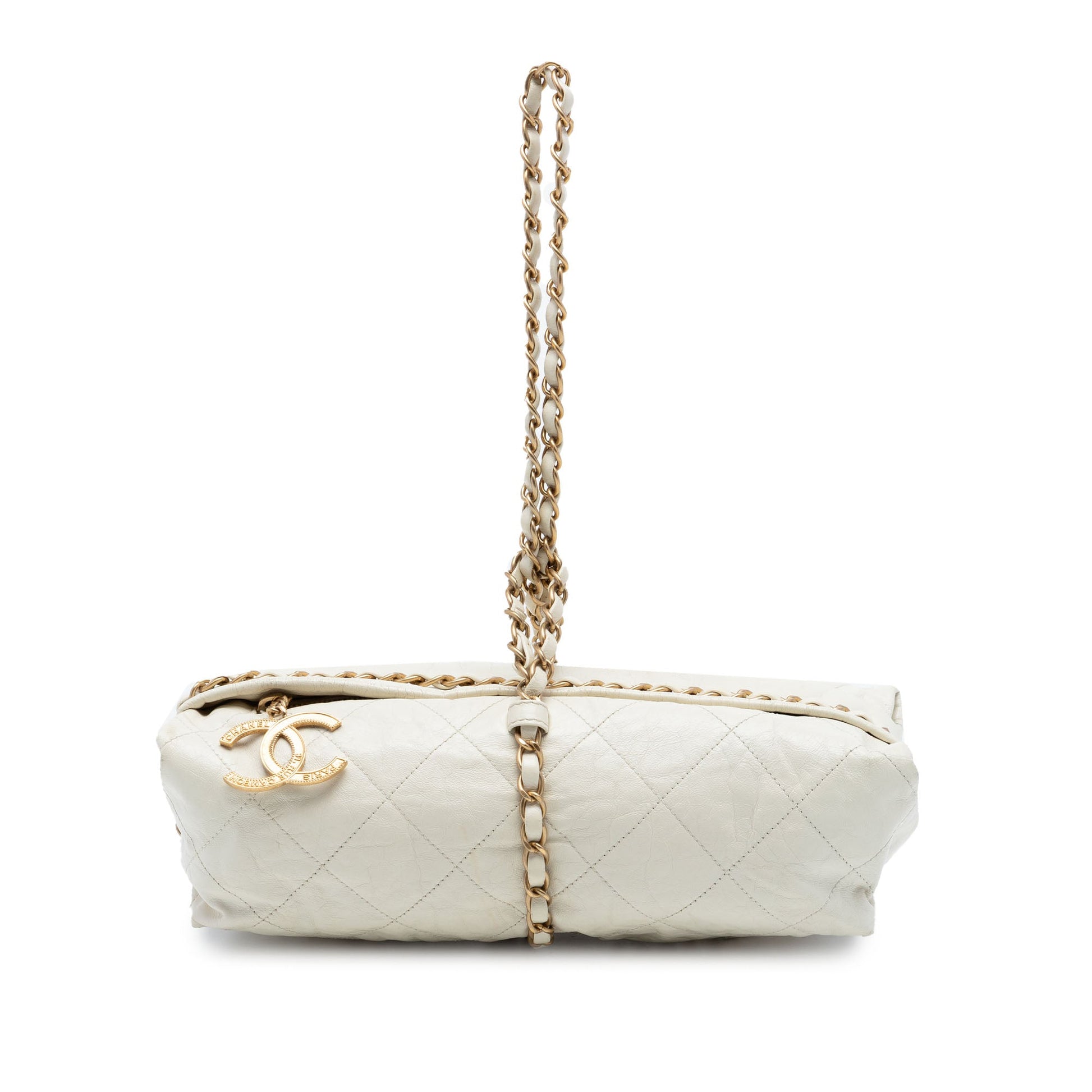 Chanel Quilted Calfskin Midnight Swim Baluchon Bag