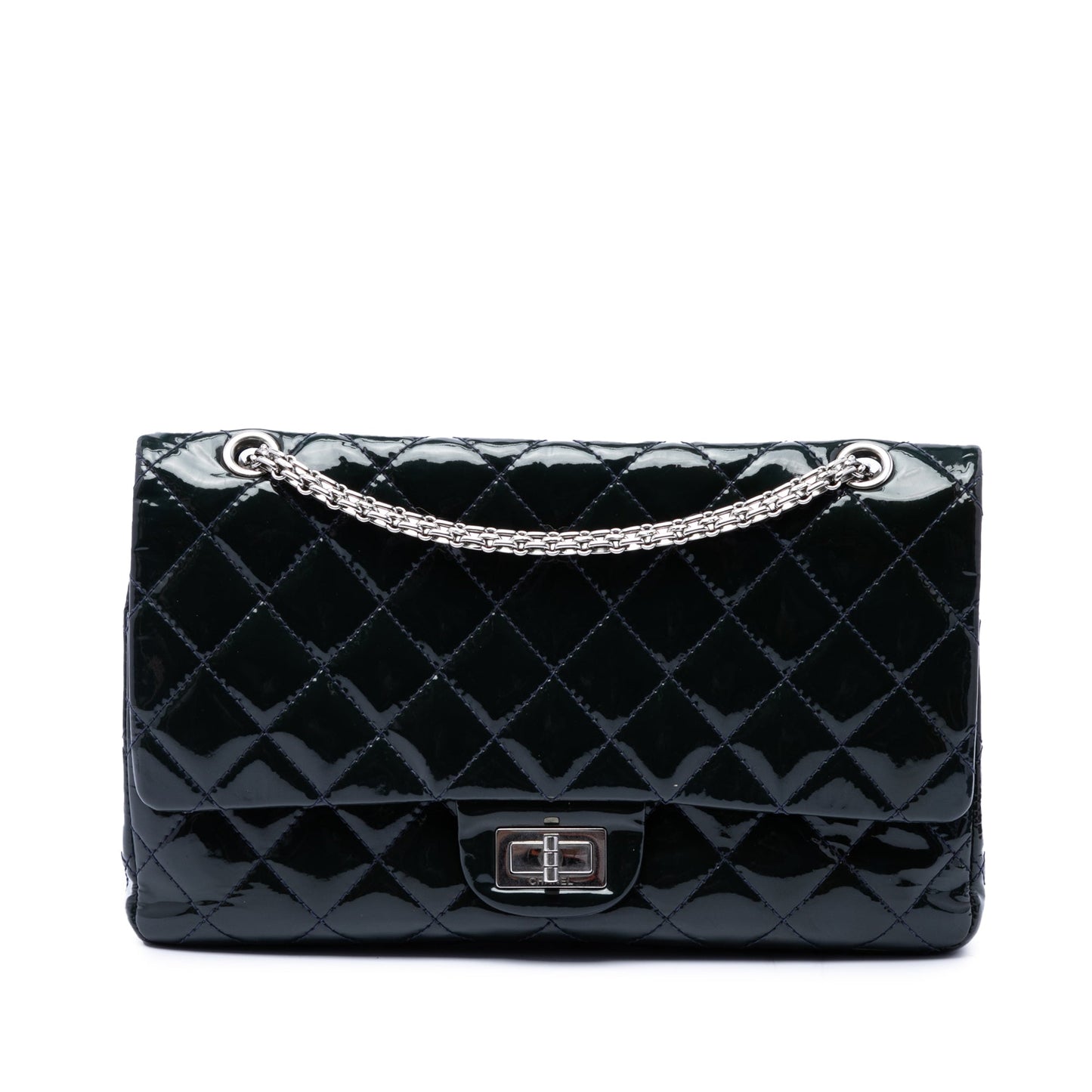 Chanel Quilted Patent Reissue 2.55 Double Flap 227