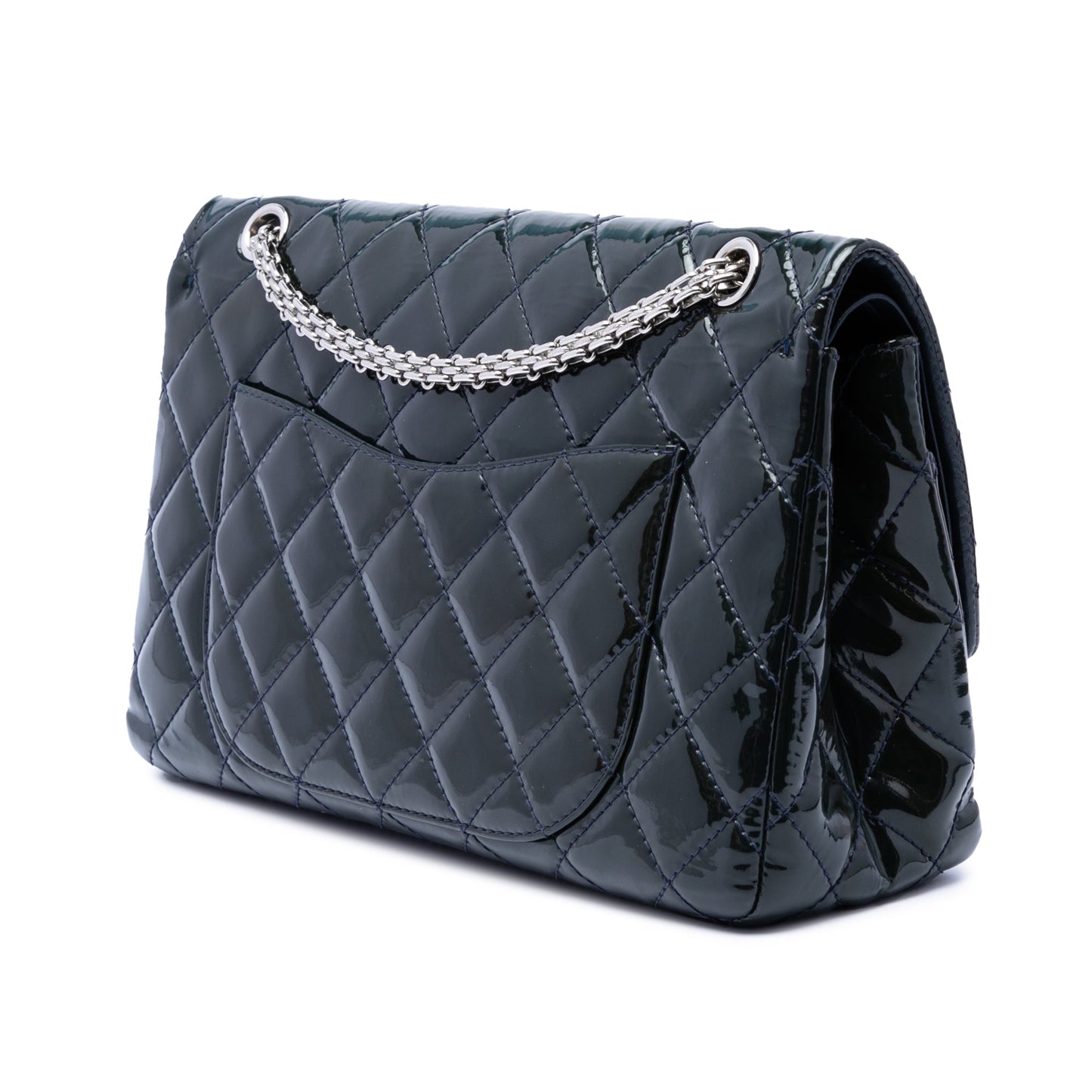 Chanel Quilted Patent Reissue 2.55 Double Flap 227