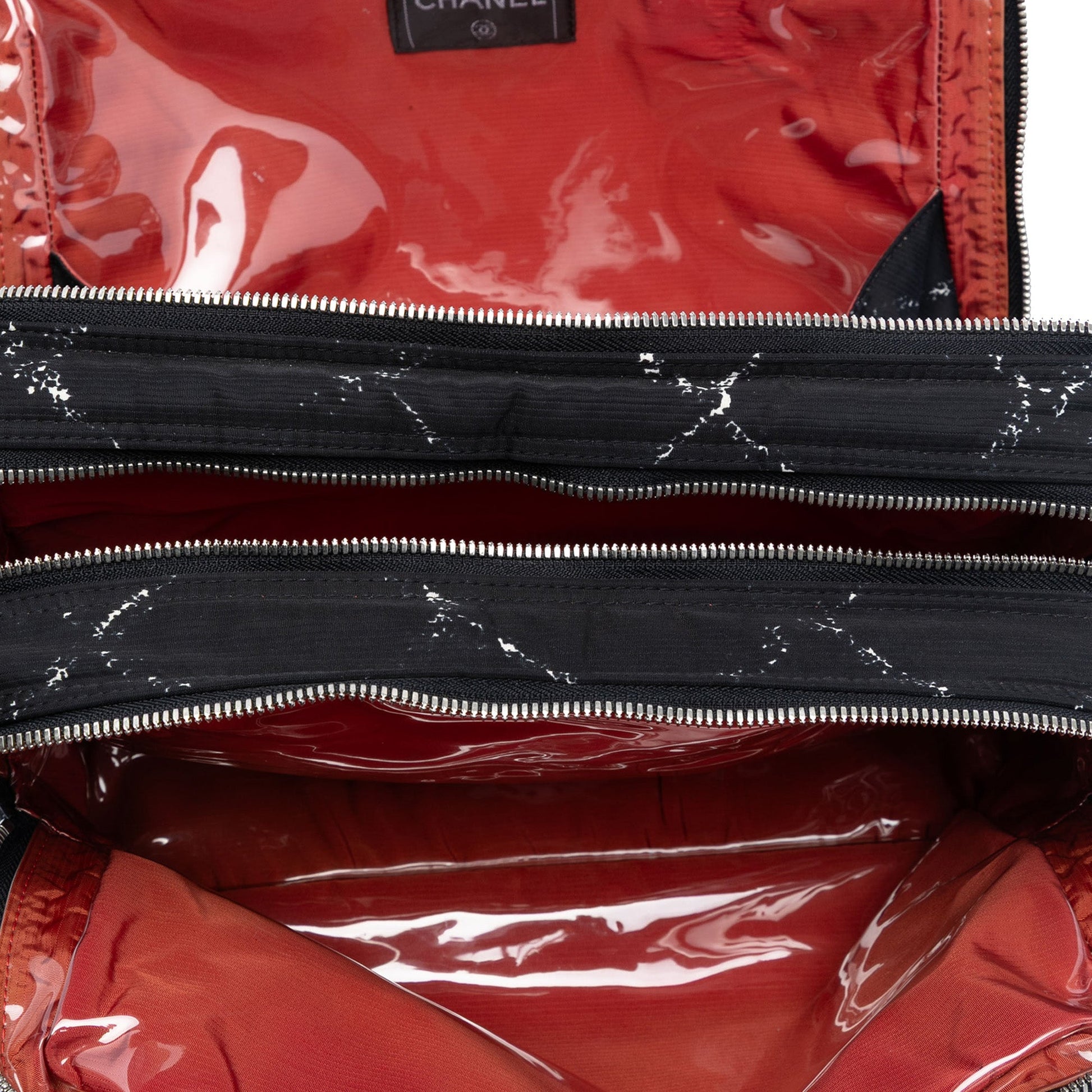 Chanel Old Travel Line Nylon Handbag