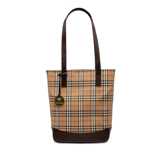 Burberry Haymarket Check Canvas Tote