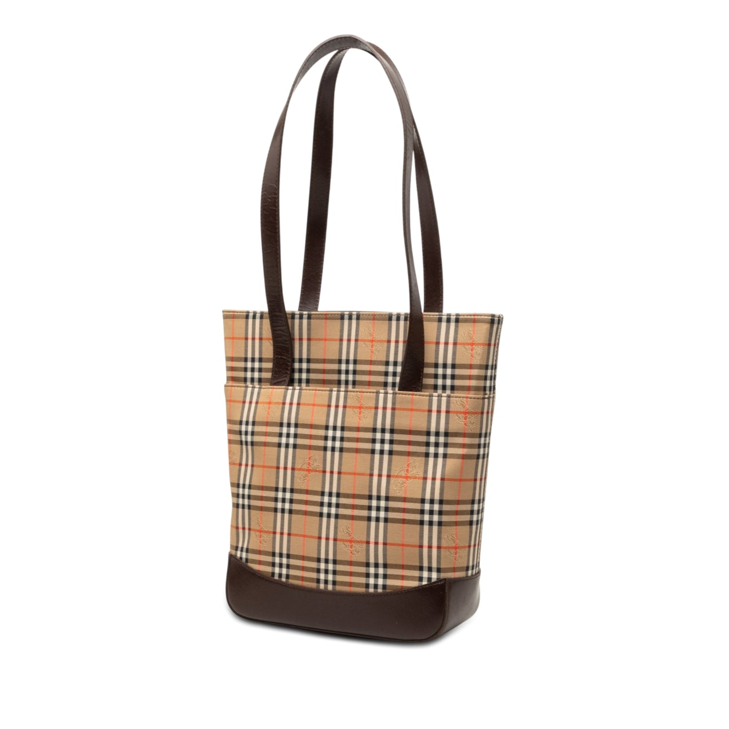 Burberry Haymarket Check Canvas Tote