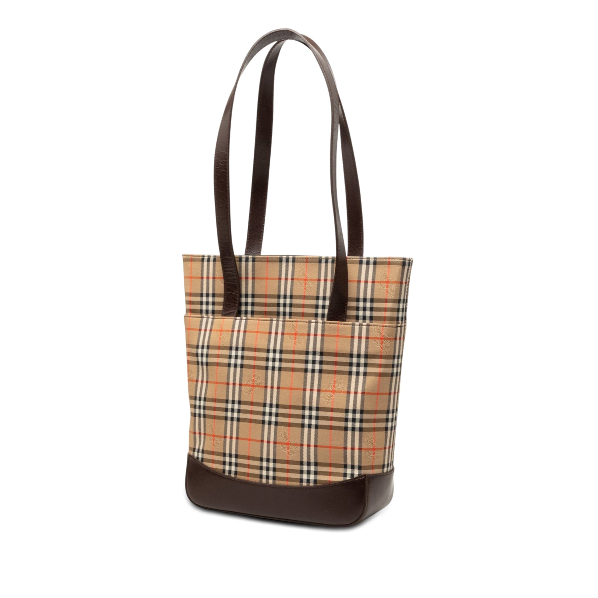 Burberry Haymarket Check Canvas Tote