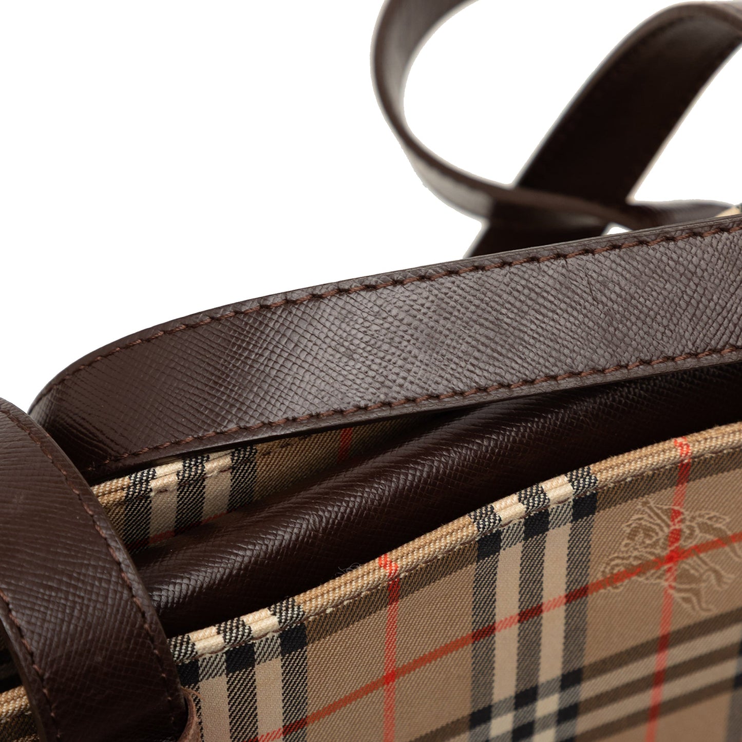 Burberry Haymarket Check Canvas Tote