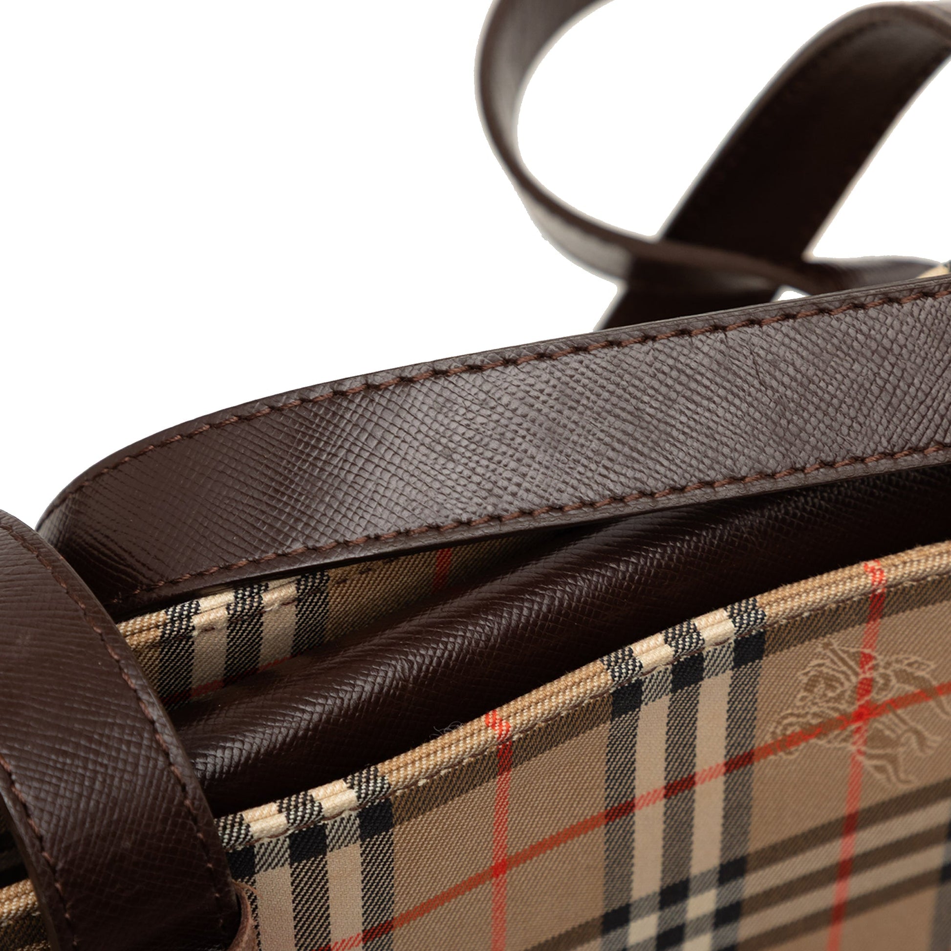 Burberry Haymarket Check Canvas Tote