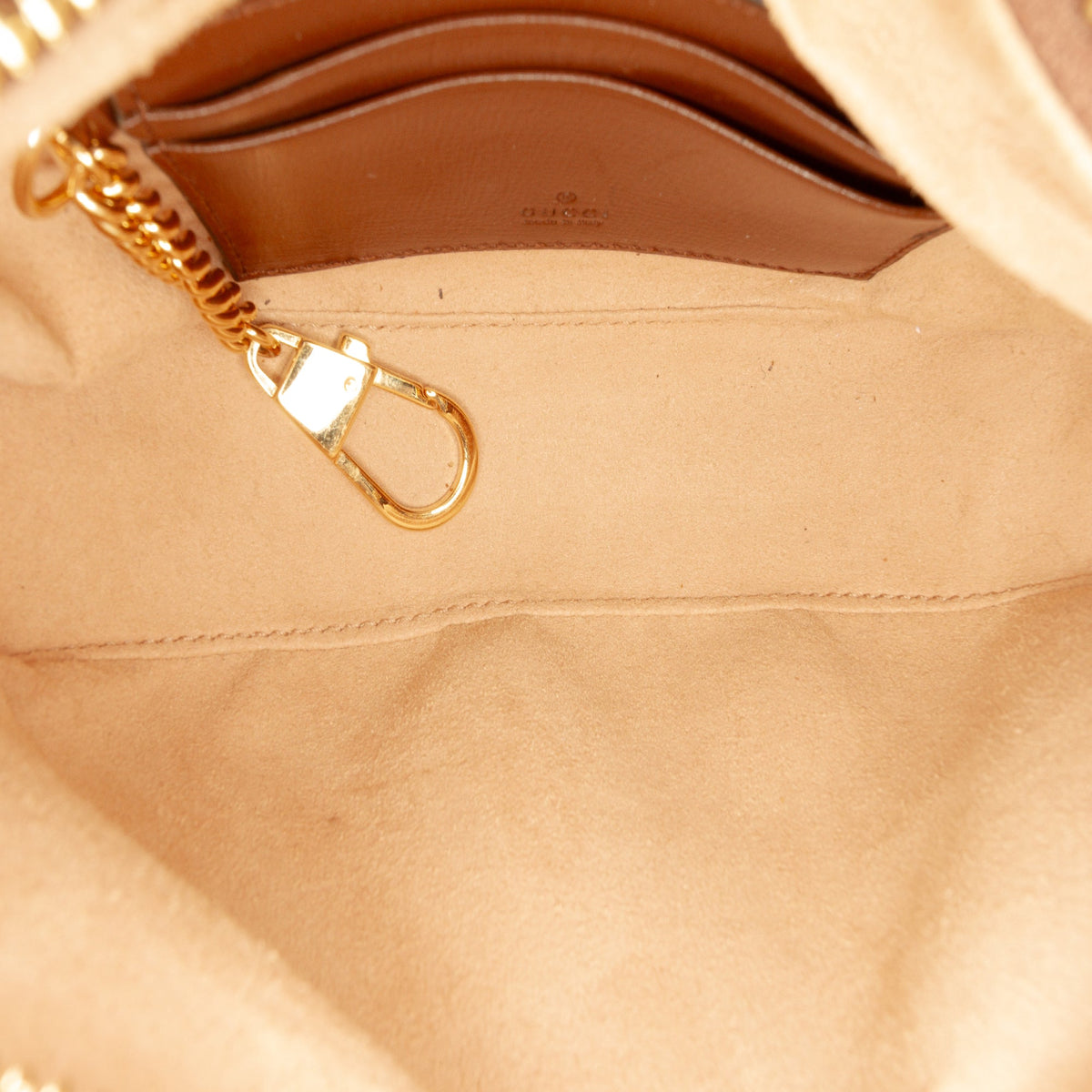 Gucci Mini GG Supreme Half Moon Bag