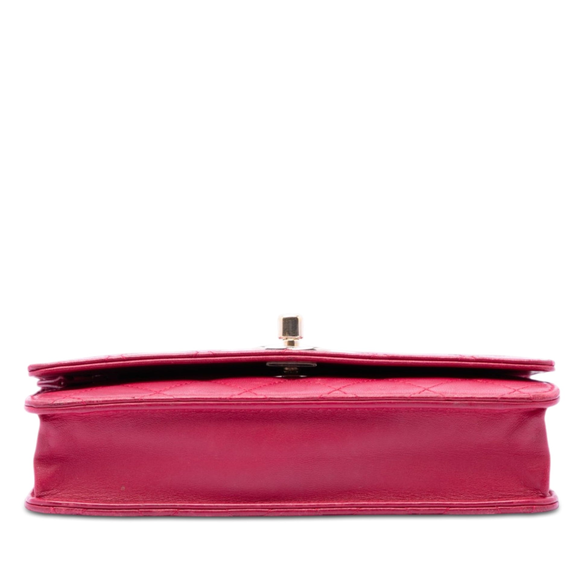 Chanel Quilted Lambskin Trendy CC Wallet On Chain