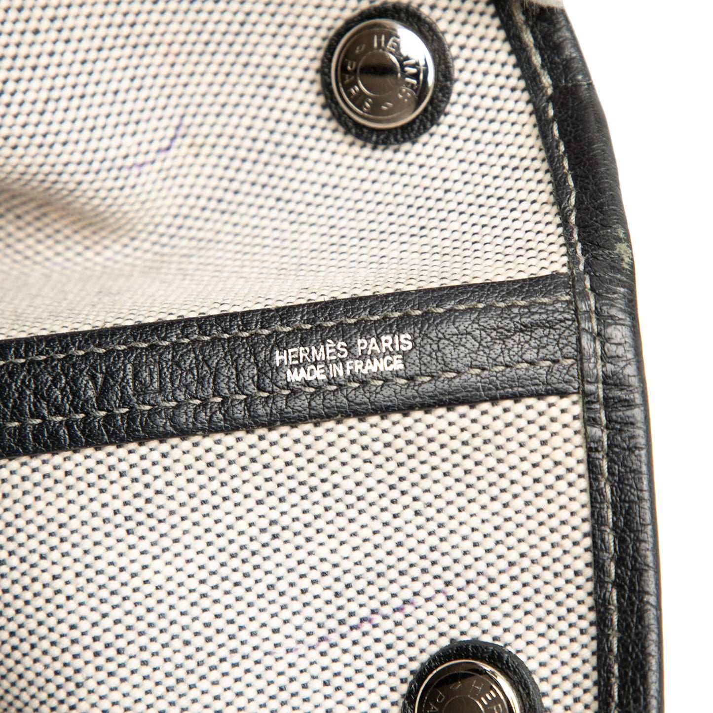 Hermès Toile and Buffalo Leather Garden File 37