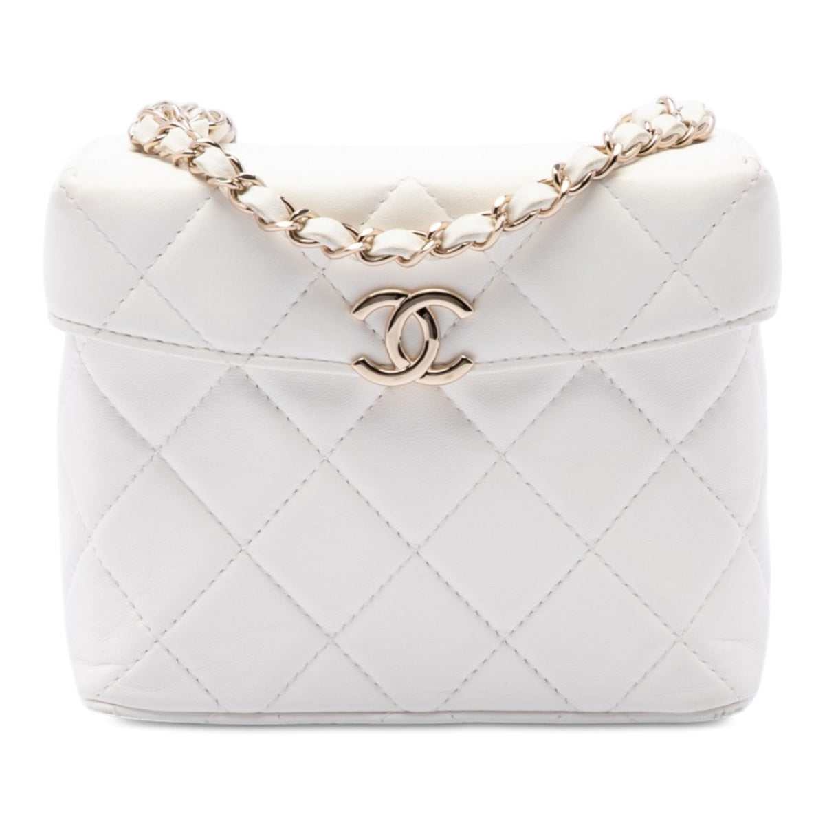 Chanel Small CC Quilted Lambskin Secret Box Bag