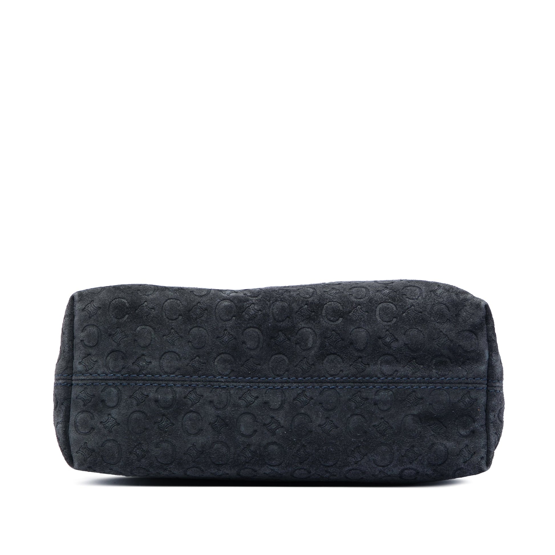 Celine C Macadam Suede Handbag