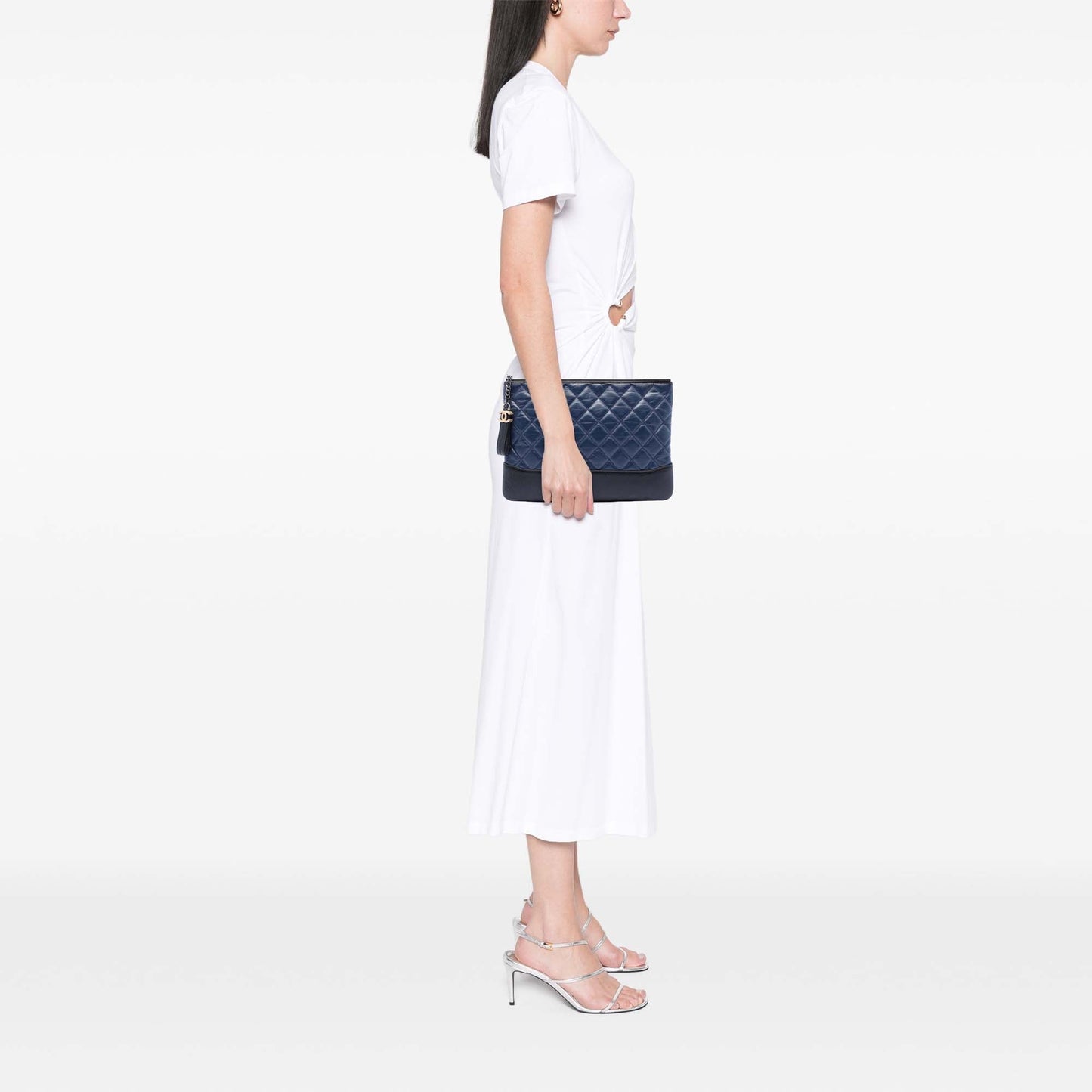 Chanel Medium Aged Calfskin Gabrielle O Case Clutch