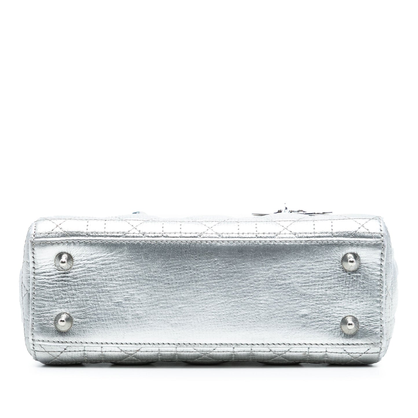 Dior Small Metallic Grained Calfskin Cannage My ABCDior Lady Dior