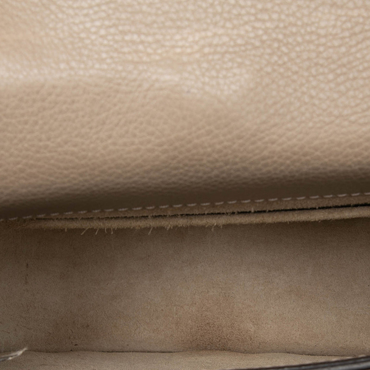 Chloé Small Leather Nile Bracelet Satchel — Beige