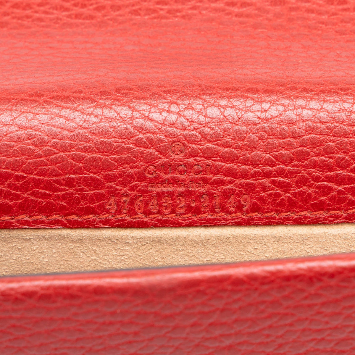 Gucci Mini Calfskin Dionysus Crossbody — Red