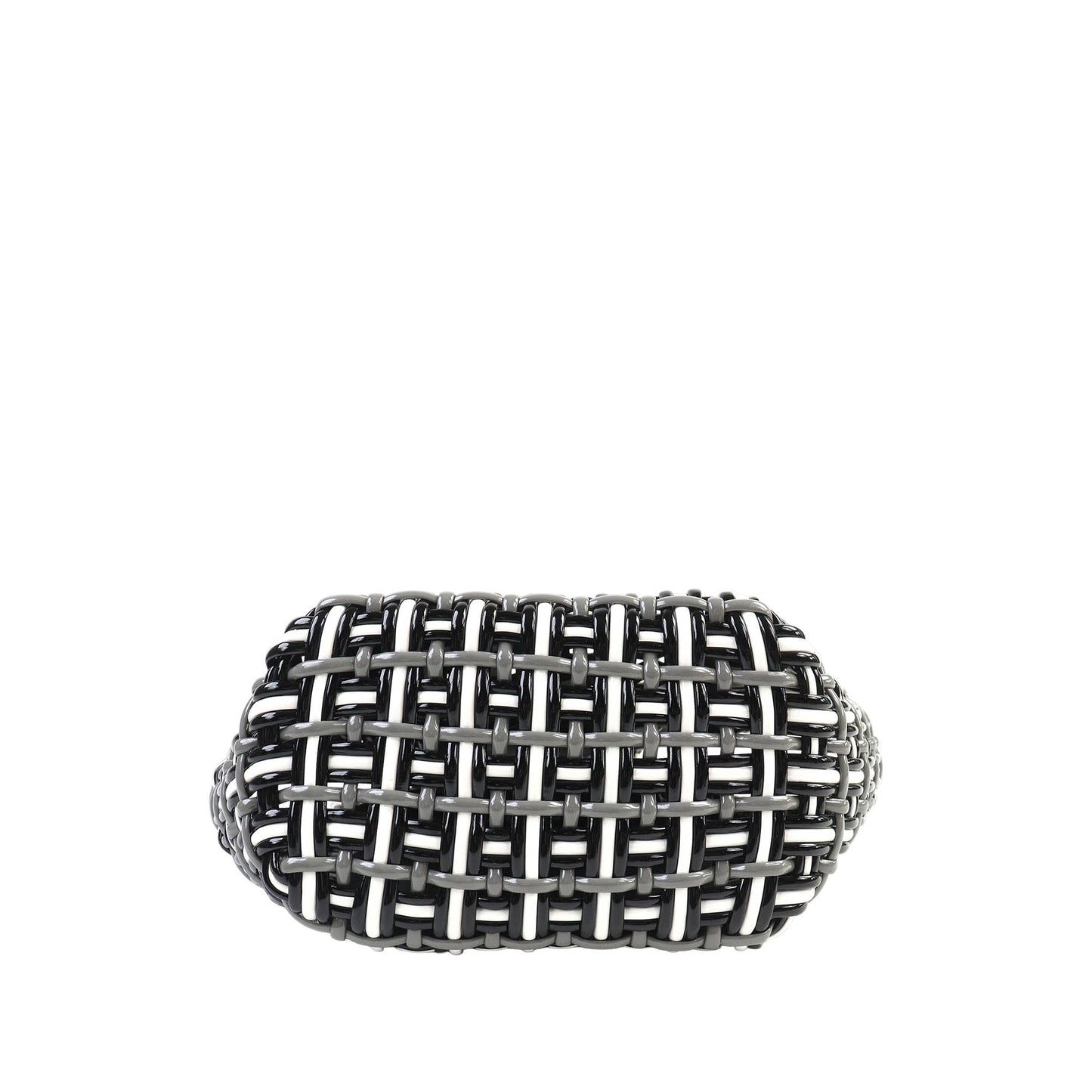 Balenciaga Faux Leather Bistro Basket Bag XS