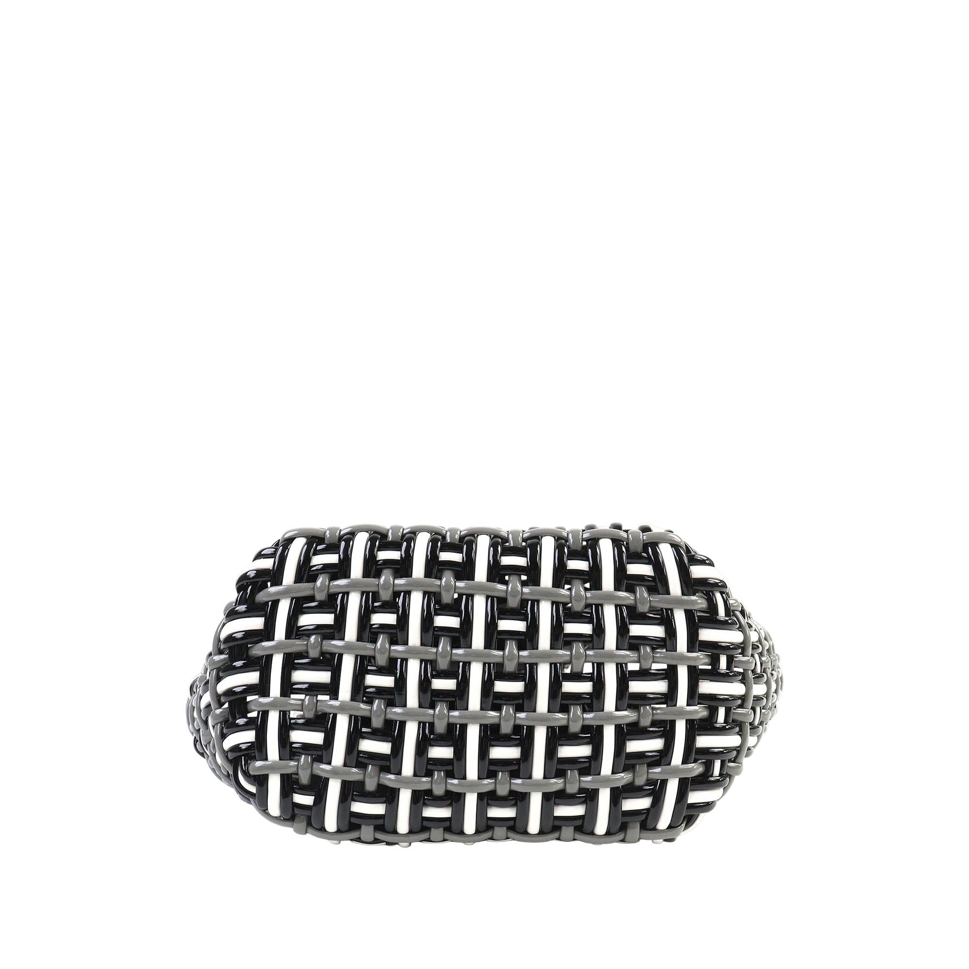 Balenciaga Faux Leather Bistro Basket Bag XS