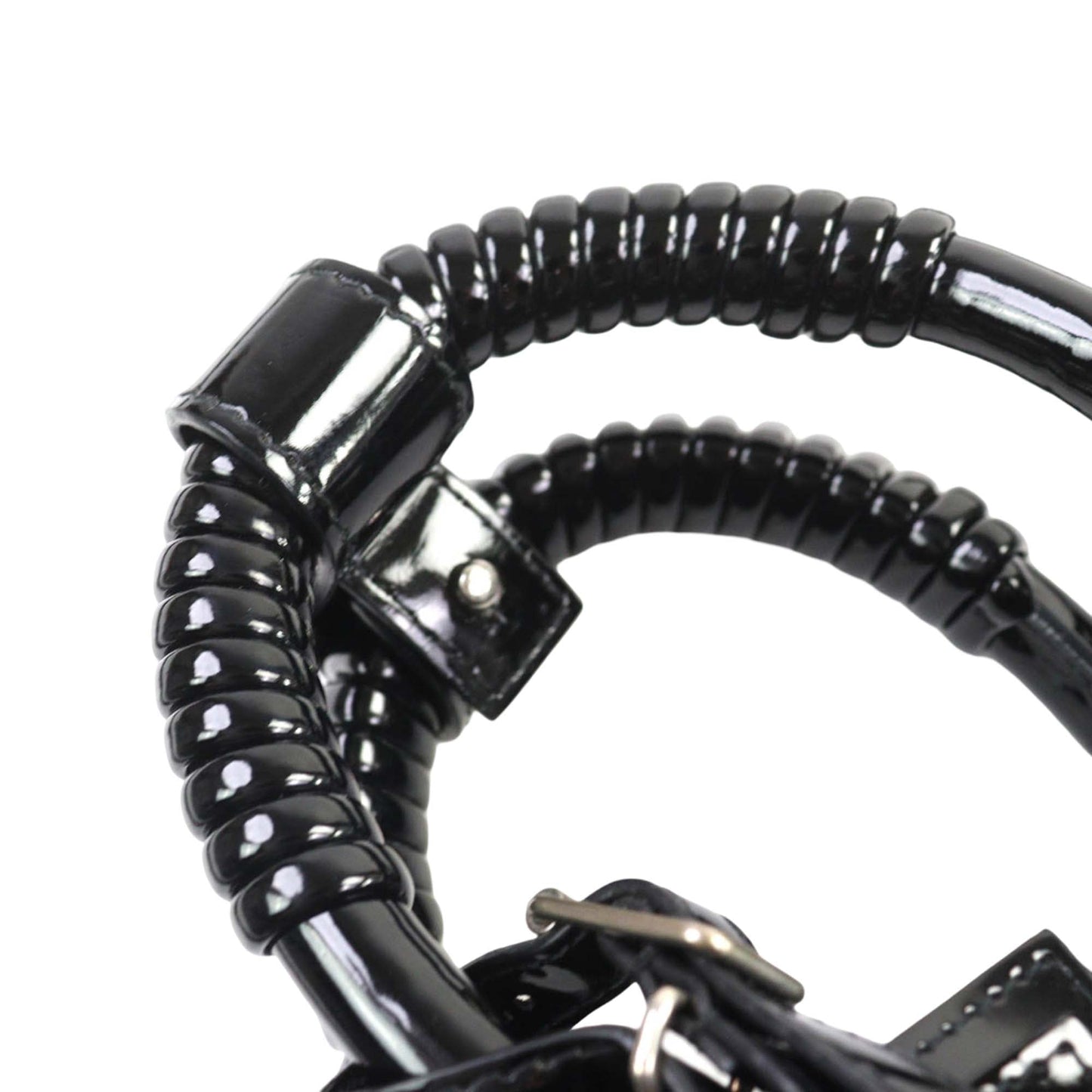 Balenciaga Faux Leather Bistro Basket Bag XS