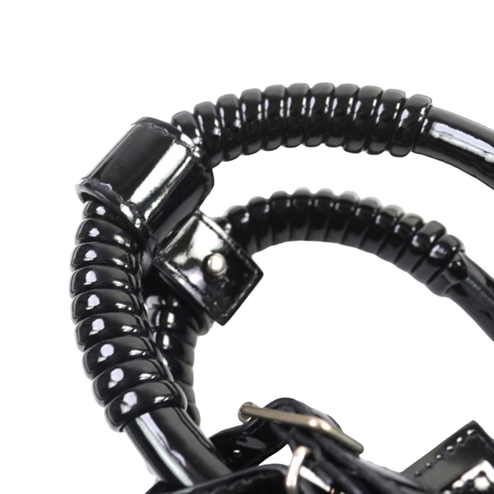 Balenciaga Faux Leather Bistro Basket Bag XS