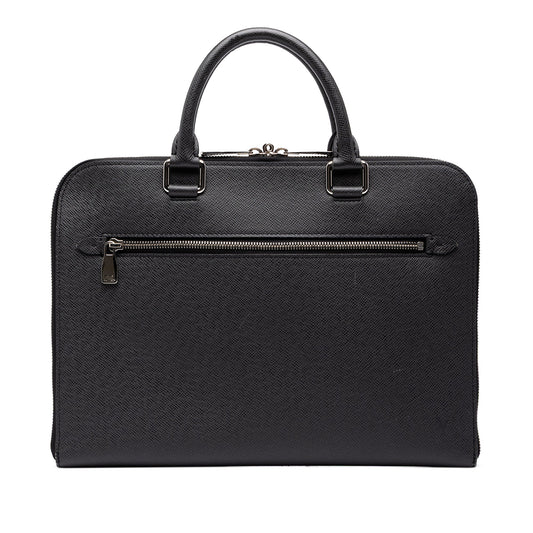 Louis Vuitton Taiga Porte Documents Slim — Black