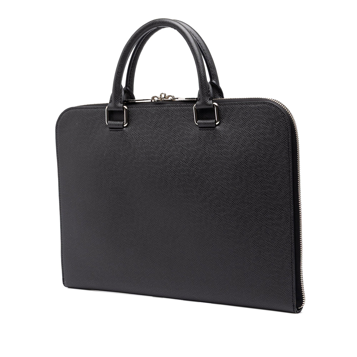 Louis Vuitton Taiga Porte Documents Slim — Black